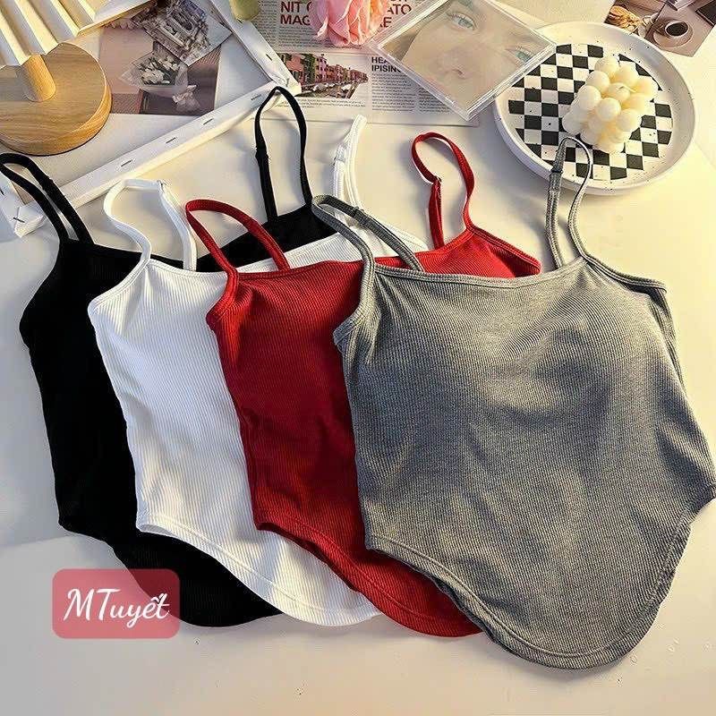 Áo 2 dây vạt trước sau hàng QC