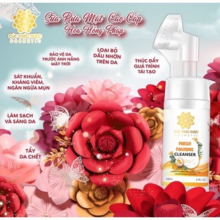 Sữa rửa mặt cao cấp hoa hồng pháp