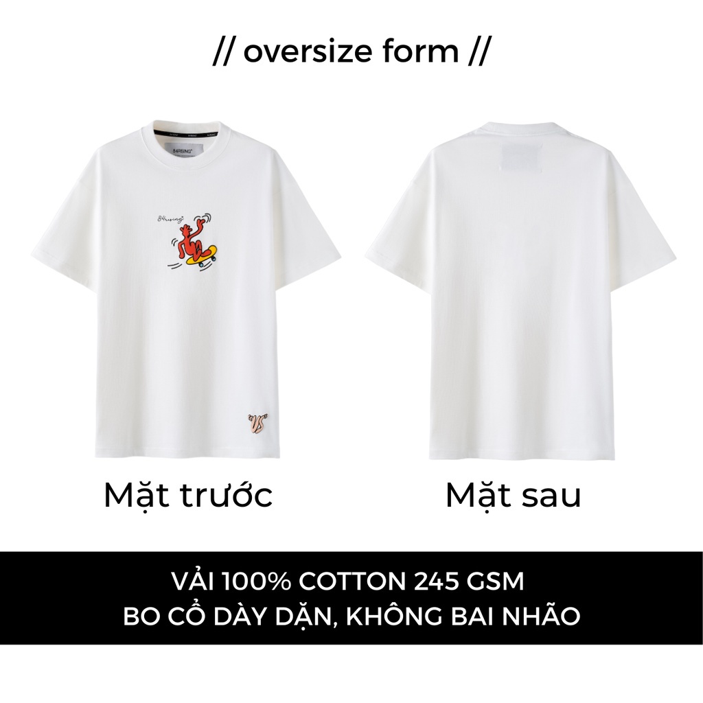 Áo Thun T-shirt Oversize 84RISING - Baby Skate - thương hiệu 84RISING