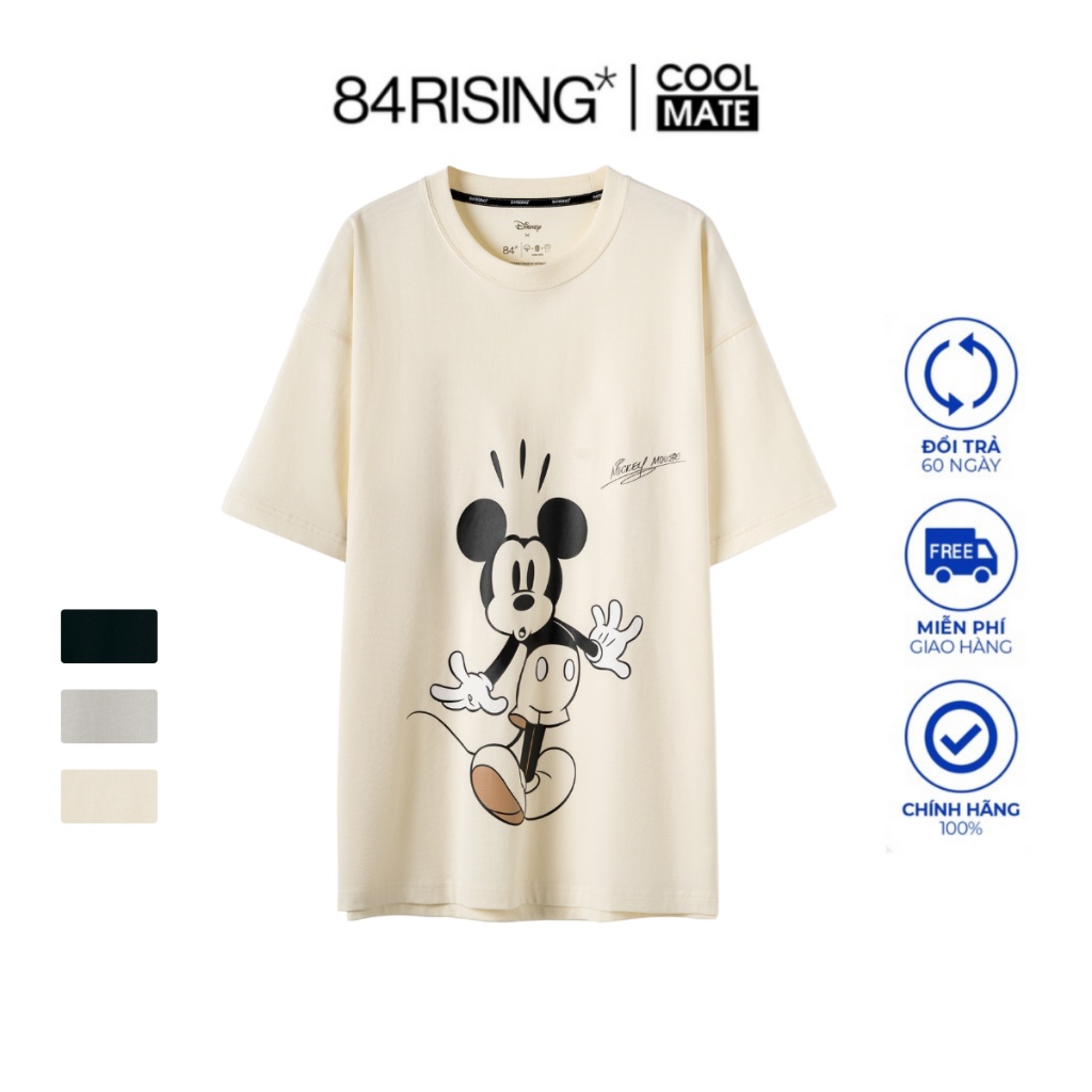 Áo thun Disney oversize 84RISING Mickey Mouse - thương hiệu 84RISING