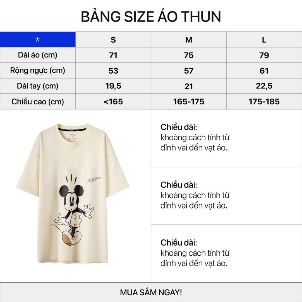 Áo thun Disney oversize 84RISING Mickey Mouse - thương hiệu 84RISING