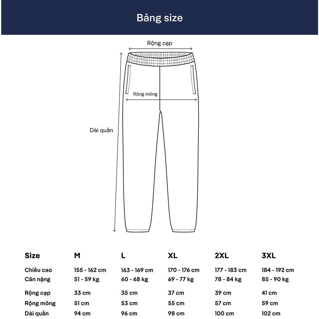 Quần thể thao nam Essential Jogger dáng suông sợi Sorona MÀU ĐEN - thương hiệu Coolmate