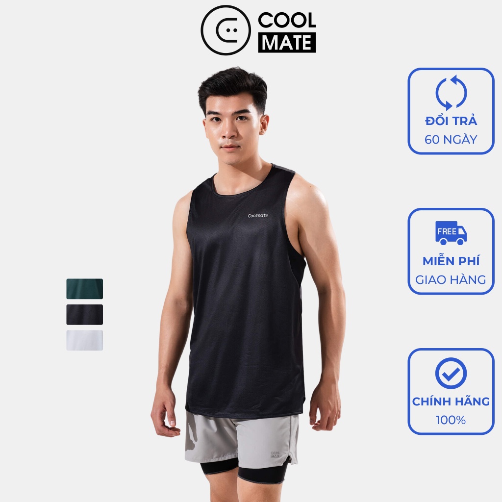 Áo Singlet chạy bộ nam Fast & Free Run Coolmate