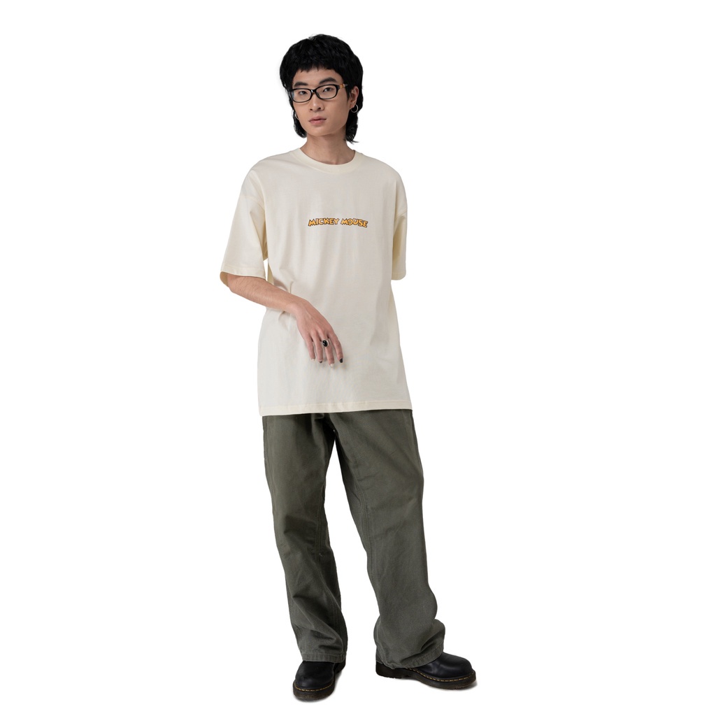 Áo thun oversize Mickey Disney Typo - thương hiệu 84RISING
