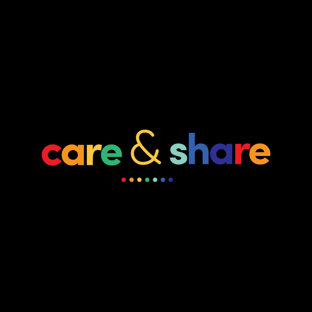 Áo Thun Cotton in Care & Share Rainbow - Trắng / Đen - thương hiệu Coolmate