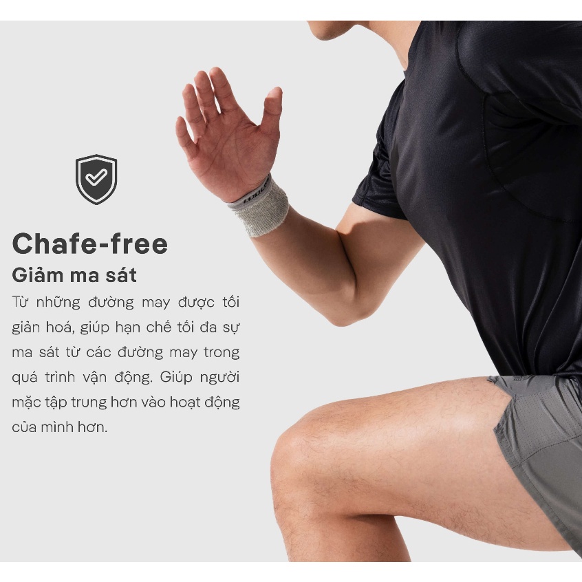 Áo thun chạy bộ nam Advanced Fast & Free Run Coolmate