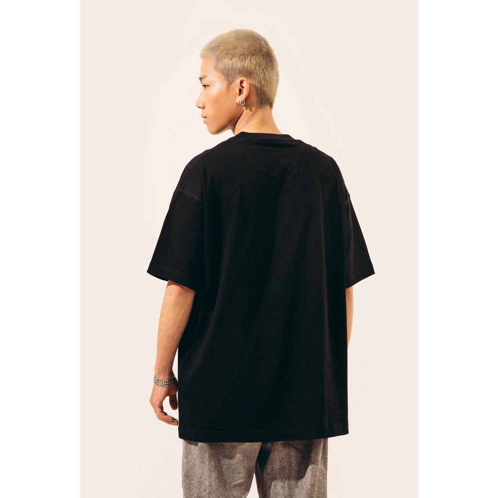 Áo Thun T-shirt Oversize 84RISING Walk Tee MÀU ĐEN - thương hiệu 84RISING