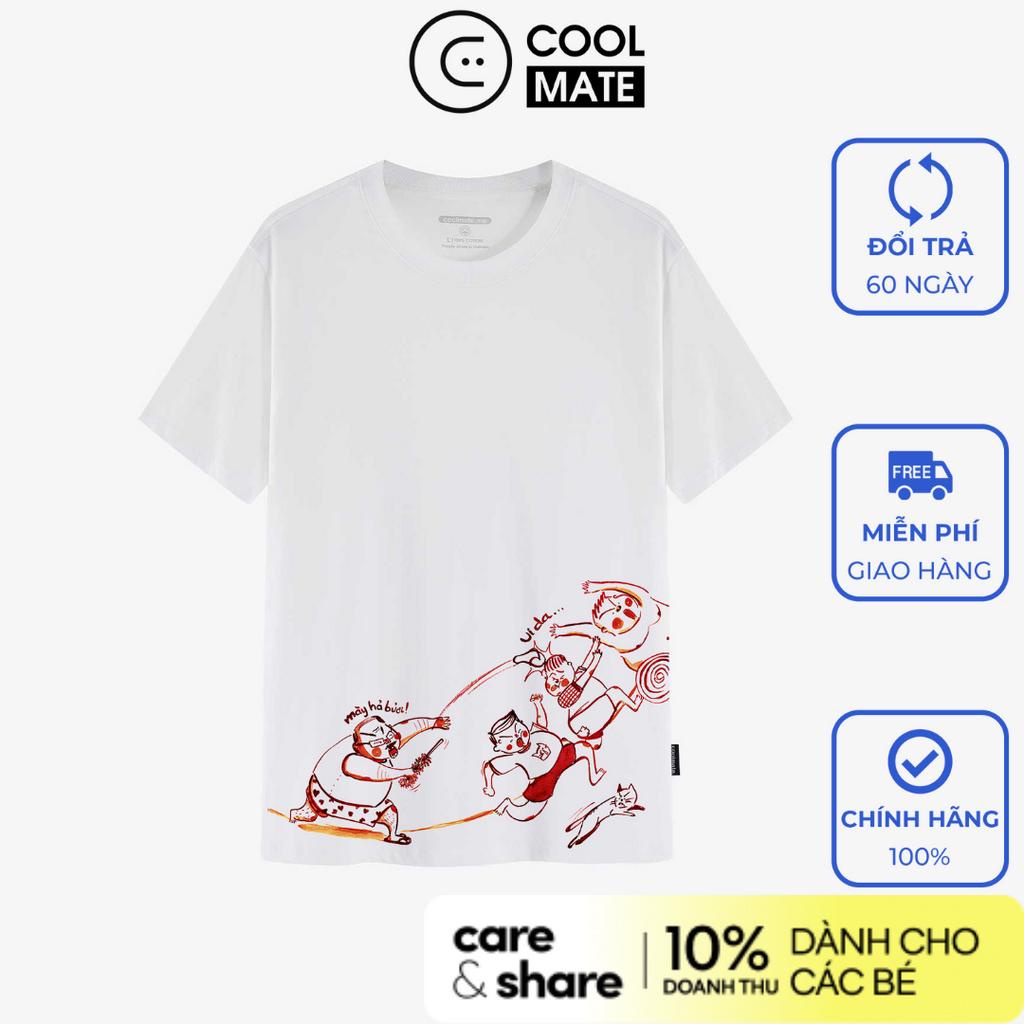 Áo Thun 100% cotton Care & Share tuổi thơ dữ dội Chọc Chuông - Thương hiệu Coolmate