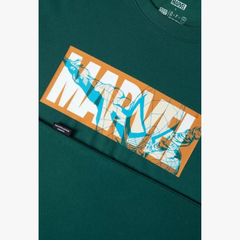 Áo thun MARVEL Logo & Spiderman - thương hiệu Coolmate