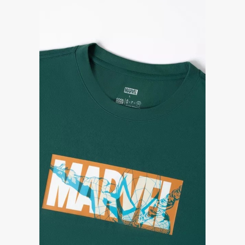 Áo thun MARVEL Logo & Spiderman - thương hiệu Coolmate