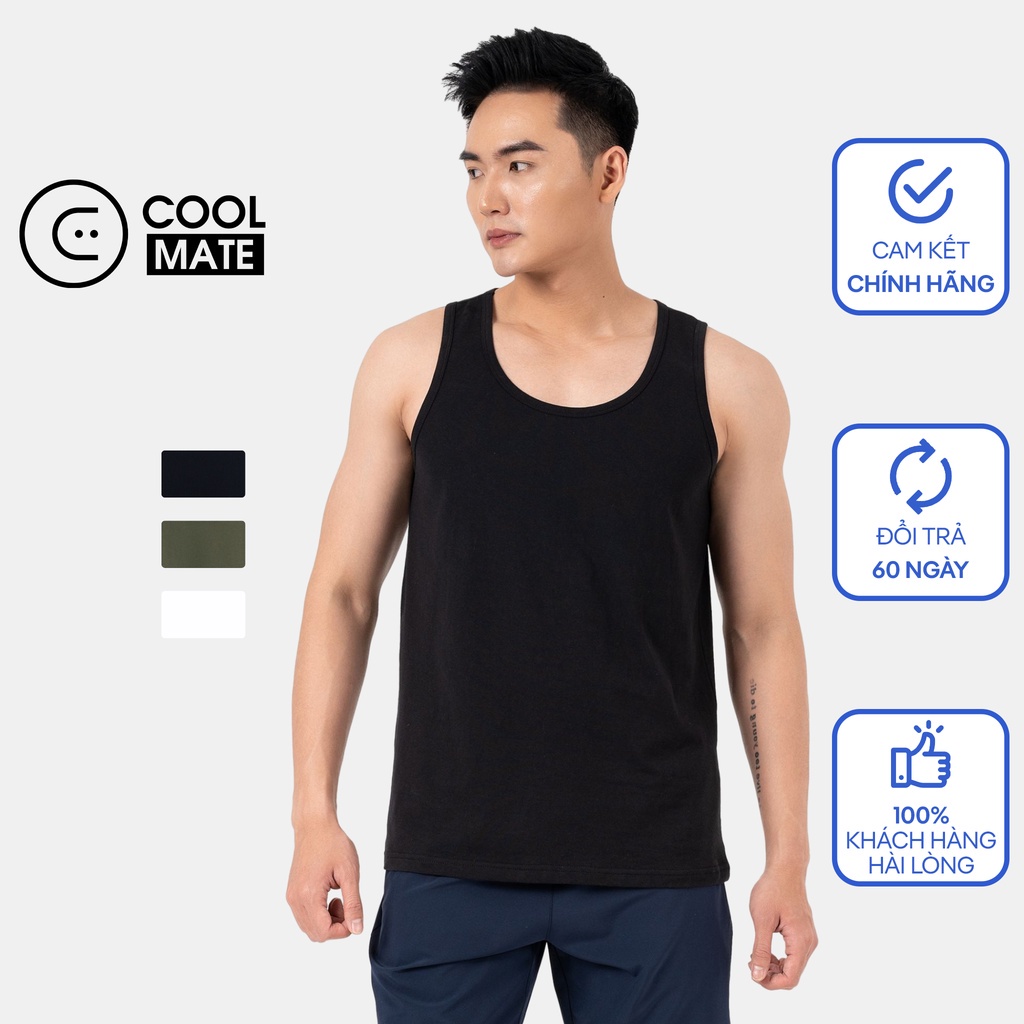 Áo ba lỗ Cotton 100% Coolmate Basics V2 Coolmate