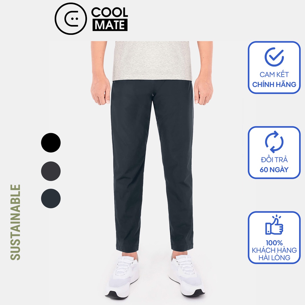 Quần dài nam Daily Pants - sợi Sorona, nhuộm Cleandye thương hiệu Coolmate