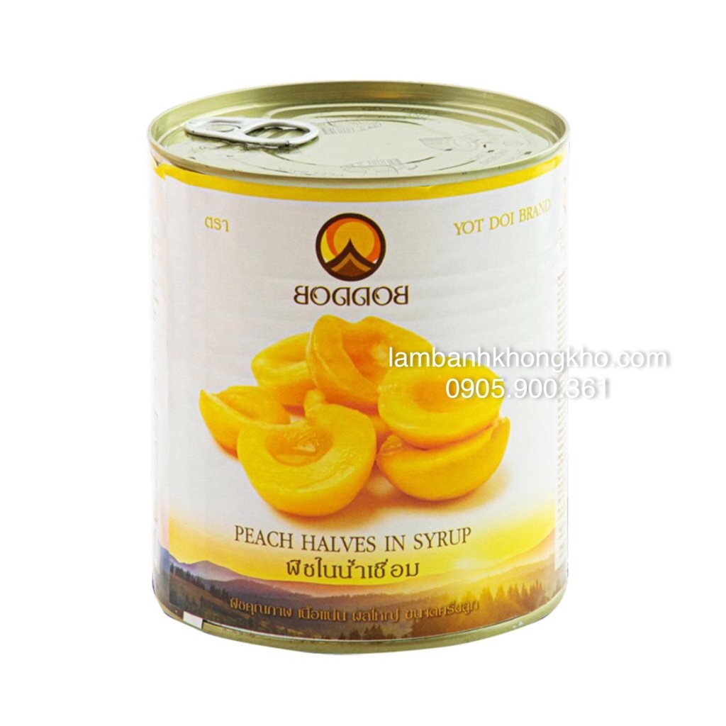 Đào ngâm Thái Lan 820gr