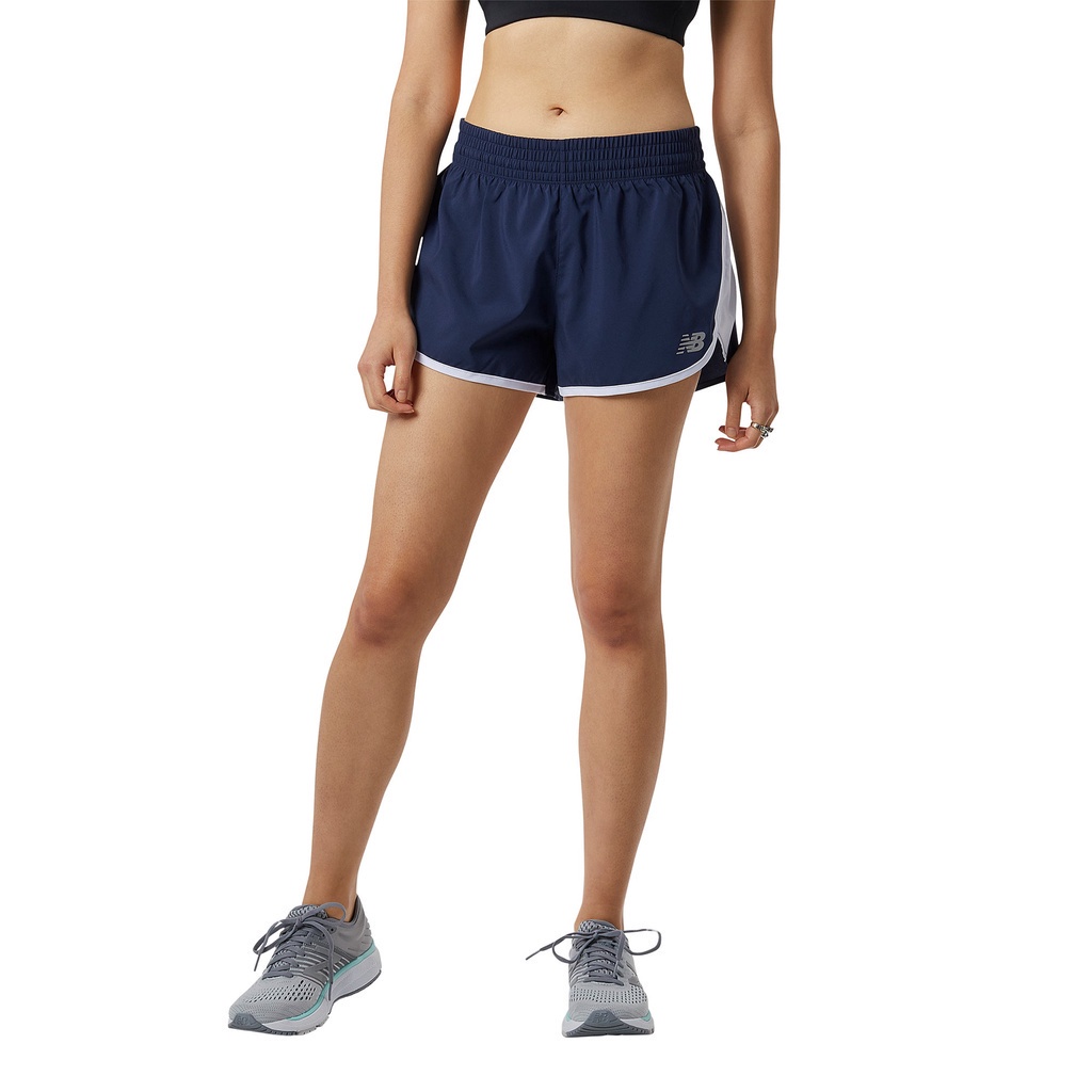 Quần ngắn thể thao nữ New Balance SHORTS W NATURAL INDIGO - WS23230NGO (form quốc tế)
