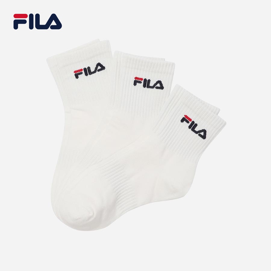 Vớ thời trang unisex Fila 3Pairs - FS3SCE6373X-OWH