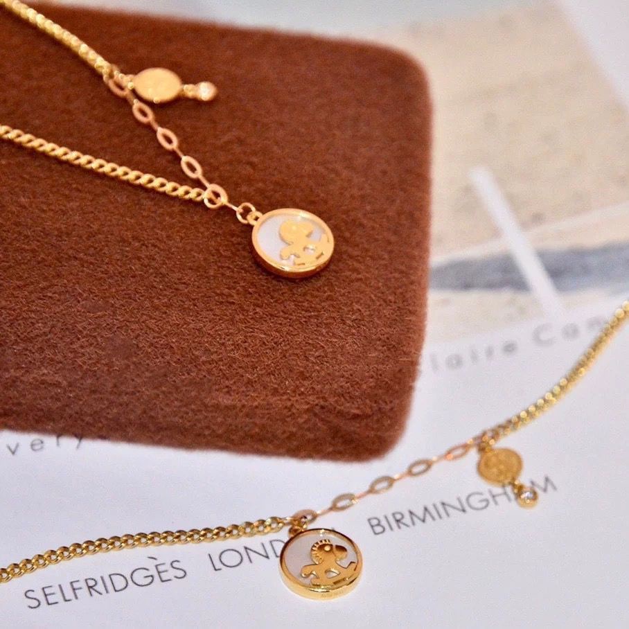 Chuỗi Bàn Chân [Mặc Trong Bồn Tắm] Thép Titan Mạ Vàng Thiết Kế Phong Phú Tức Thì Cho Nữ