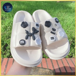 Dép quai ngang - Dép Bánh mỳ đế 3cm siêu nhẹ cute size 36-39