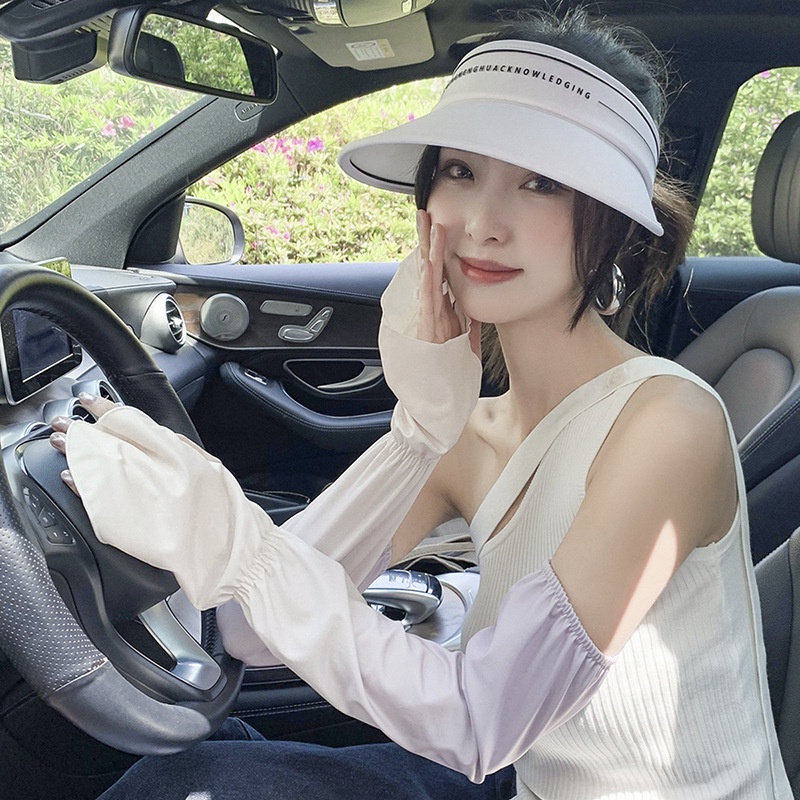 Găng Tay Chống Nắng Thoáng Khí Màu Sắc Gradient Phong Cách Hàn Quốc