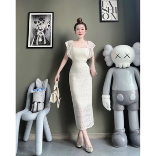 Đầm ren tay cánh tiên