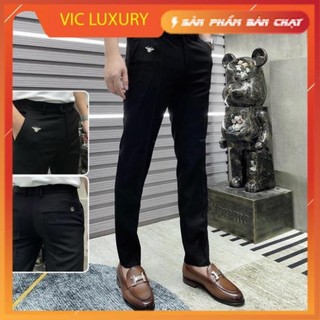 Quần Vải Nam - Quần Âu Thêu Họa Tiết Logo THÊU Ôm Ống Bó Hàn Quốc - Mặc Là Đẹp QA-9102 VIC 290  Nguyễn Trãi
