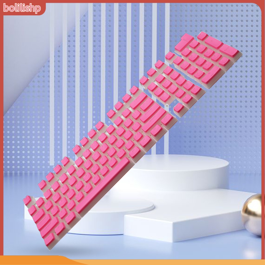 Set 104 Nắp Gắn Bàn Phím Cơ Học PBT Chống Mài Mòn In Hình Bánh Pudding Đáng Yêu 4.27Keycap