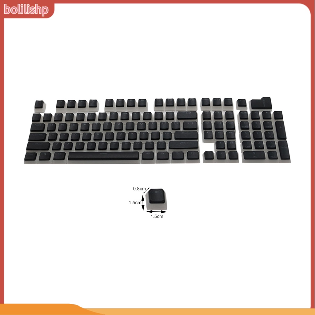 Set 104 Nắp Gắn Bàn Phím Cơ Học PBT Chống Mài Mòn In Hình Bánh Pudding Đáng Yêu 4.27Keycap
