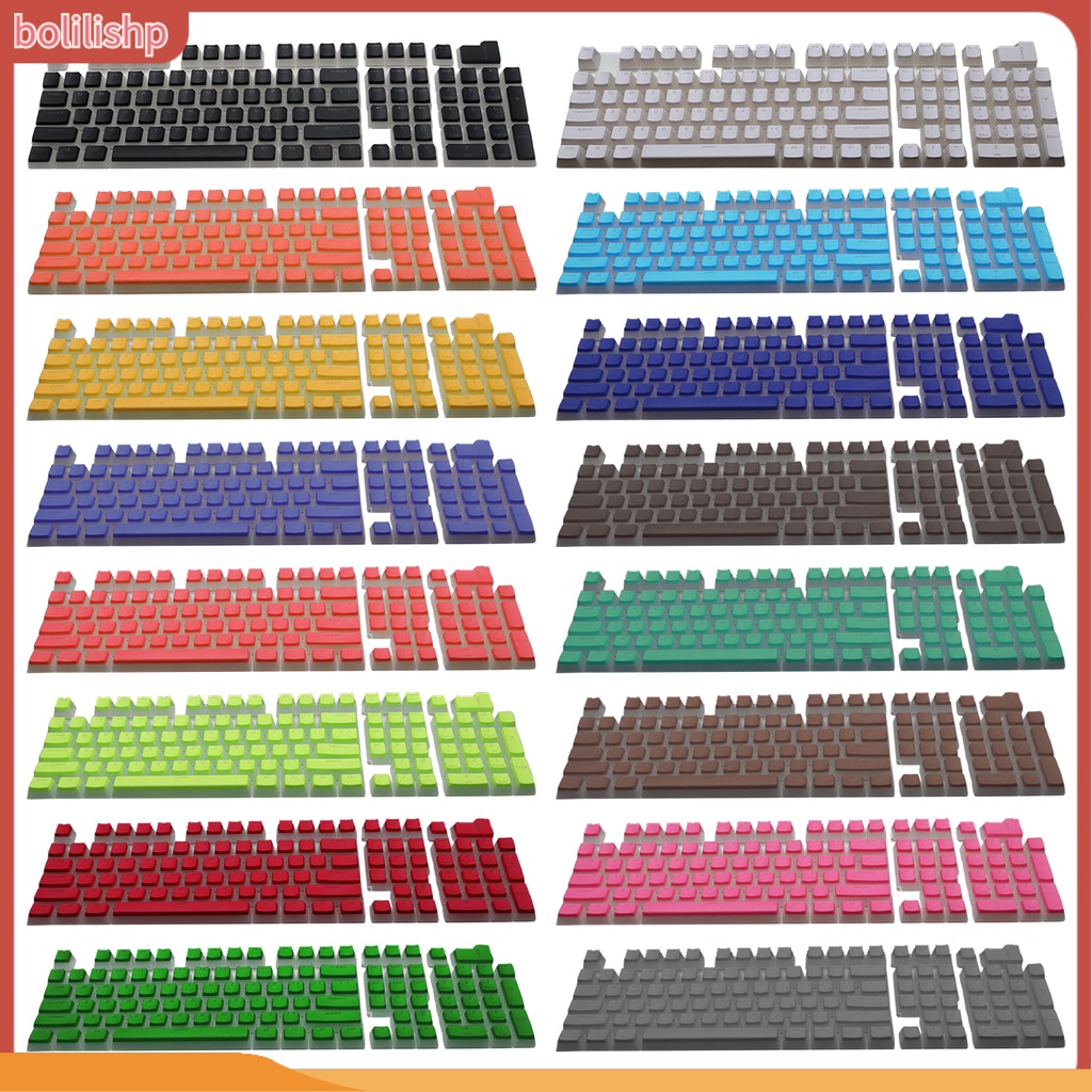 Set 104 Nắp Gắn Bàn Phím Cơ Học PBT Chống Mài Mòn In Hình Bánh Pudding Đáng Yêu 4.27Keycap