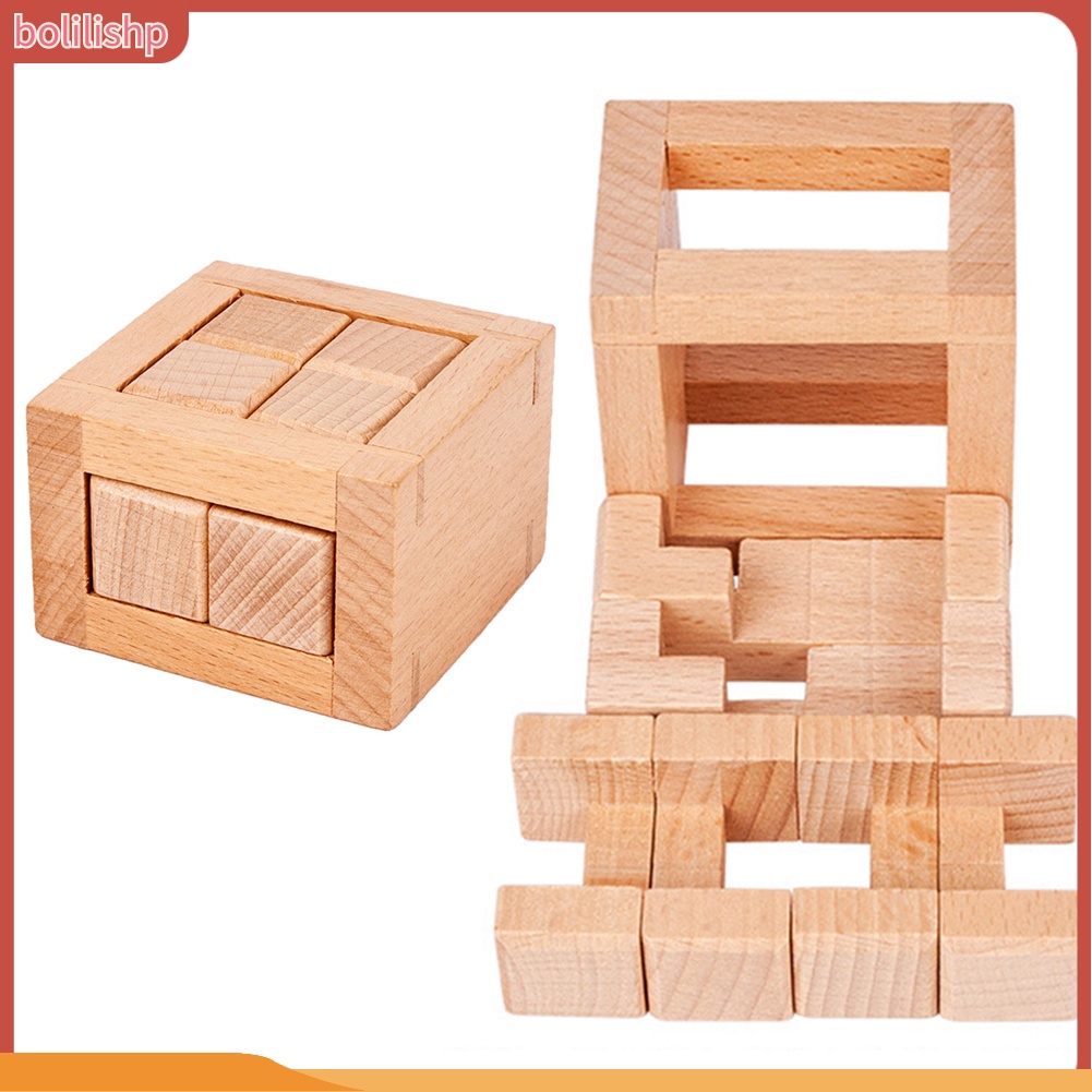 Khóa gỗ Khổng Minh bllp _ đồ chơi giúp giải tỏa căng thẳng hiệu quả