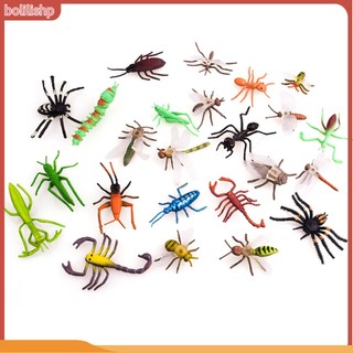 <Bolilishp> Set 12 mô hình đồ chơi côn trùng giả vui nhộn dành cho trẻ em