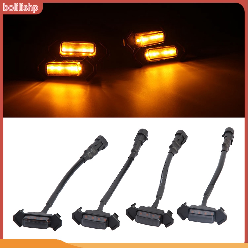 4 đèn LED gắn lưới tản nhiệt trước kèm cầu chì cho ô tô Toyota Tacoma Trd Pro 16-20