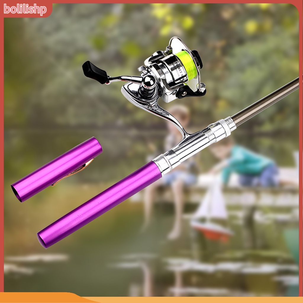 Cần Câu Cá Mini Bằng Kim Loại Kèm Máy Câu Dài 1.6m