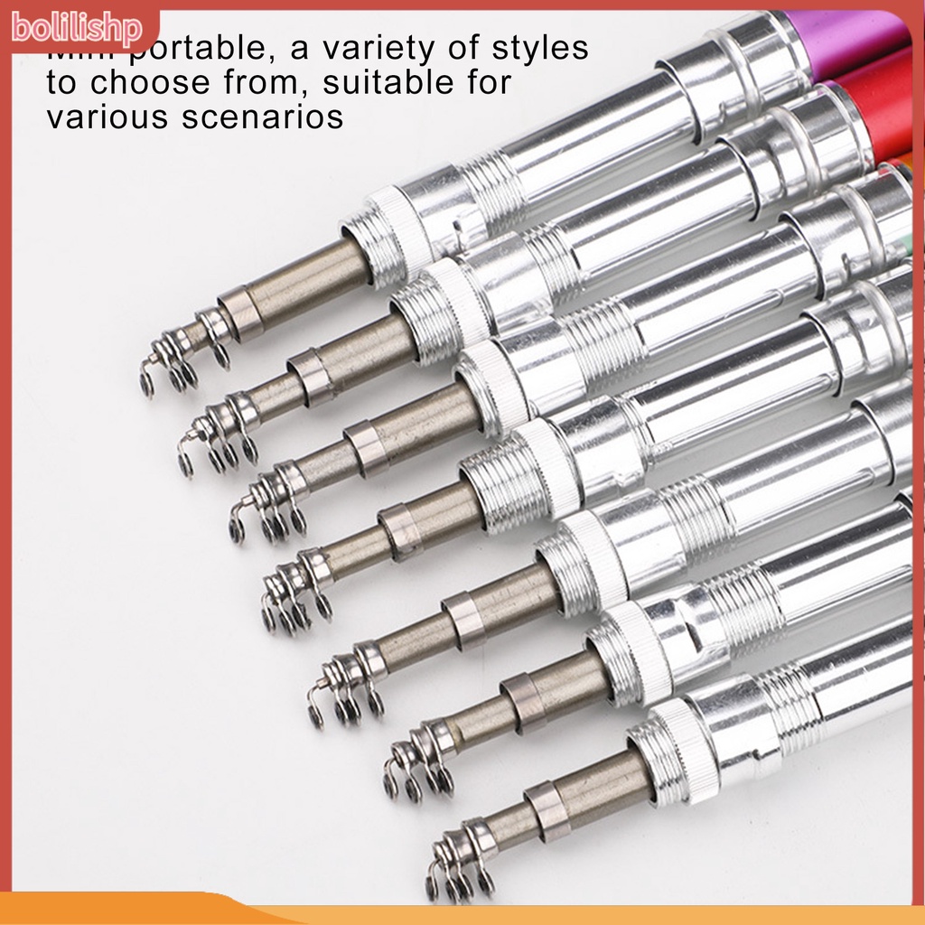 Cần Câu Cá Mini Bằng Kim Loại Kèm Máy Câu Dài 1.6m