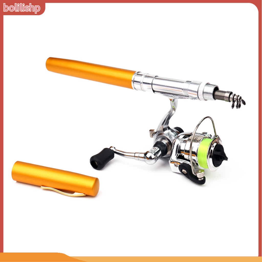 Cần Câu Cá Mini Bằng Kim Loại Kèm Máy Câu Dài 1.6m