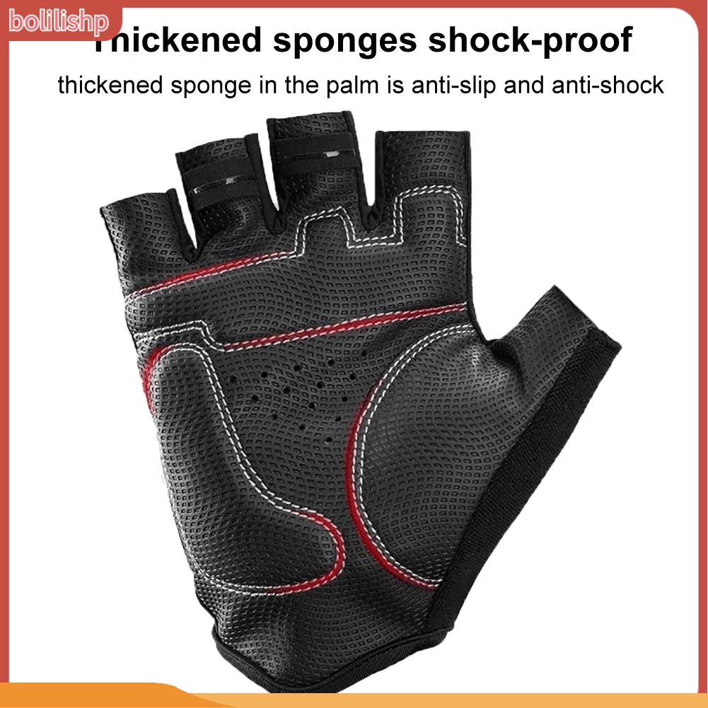 1 Đôi Găng Tay Nửa Ngón Chống Trượt Thoáng Khí Unisex YD-1