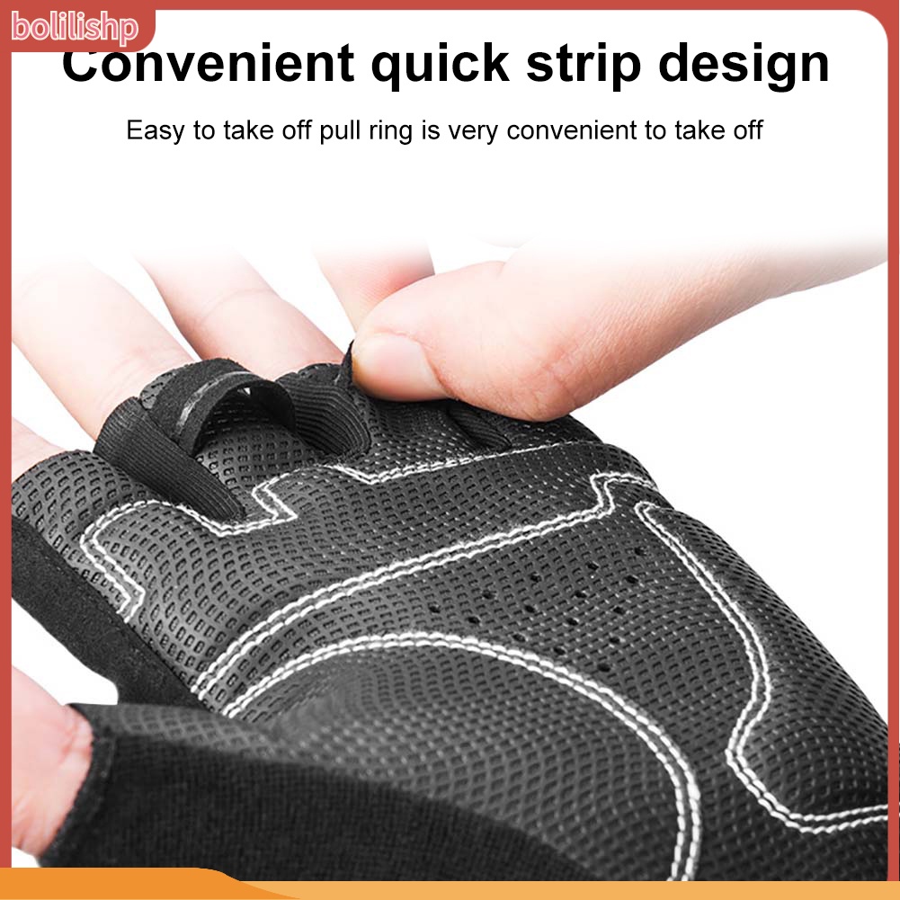 1 Đôi Găng Tay Nửa Ngón Chống Trượt Thoáng Khí Unisex YD-1