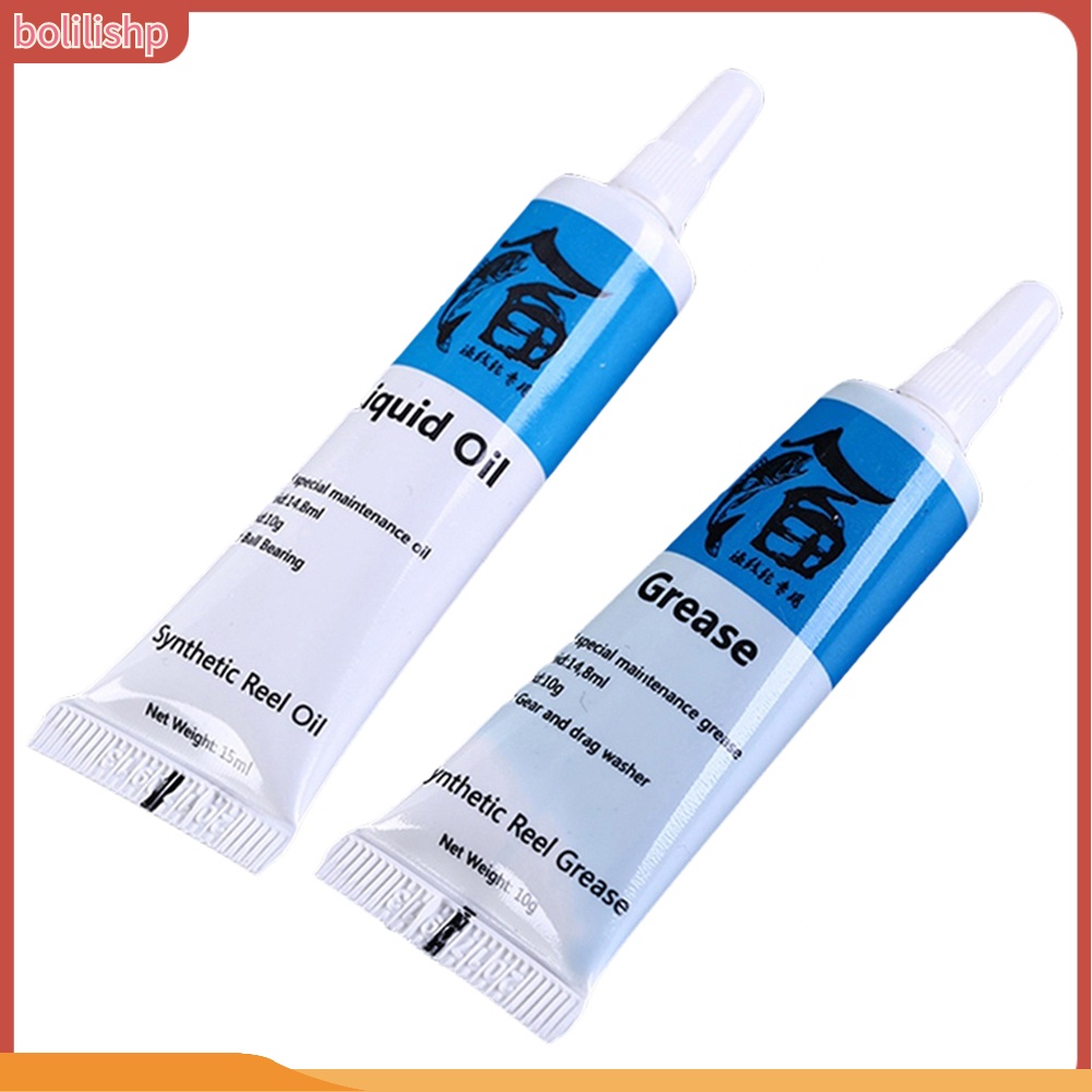 Dầu bôi trơn máy quay câu cá kim loại 15g + Mỡ 10g