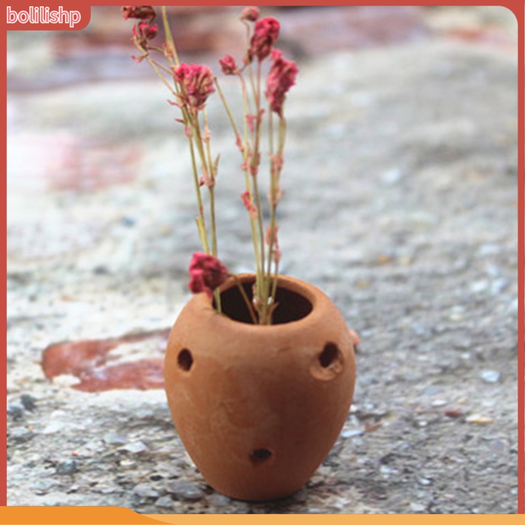 Bình hoa mini bằng gốm dễ thương cho nhà búp bê