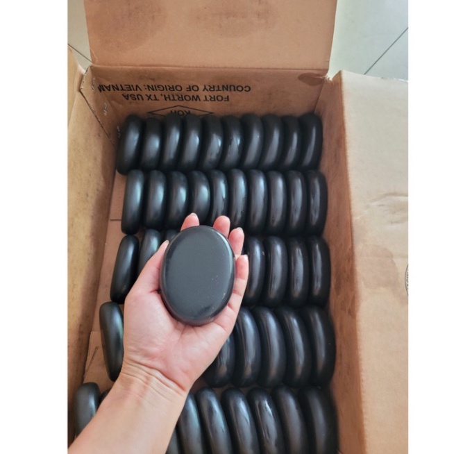 Đá Massage Body, Đá Nóng 6x8, 8x8 Massage Mặt Dưỡng Sinh Đả Thông Kinh Lạc