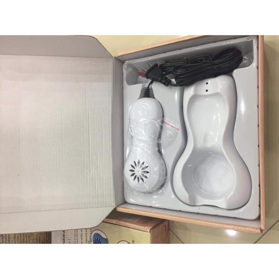 Búa Lạnh Massage Mặt Đẩy Sâu Dưỡng Chất, Kết Hợp Ánh Sáng Sinh Học Bảo Hành 12 Tháng