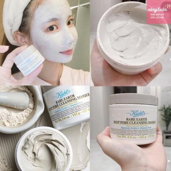 Mặt nạ đất sét Kiehl’s Rare Earth Deep Pore Cleansing Masque - Mask đất sét Kiehls 125ml