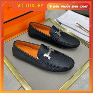 Giày lười nam H.M S.iêu cấp - Da bò cao cấp ( Miễn phí ship )💥 MC179