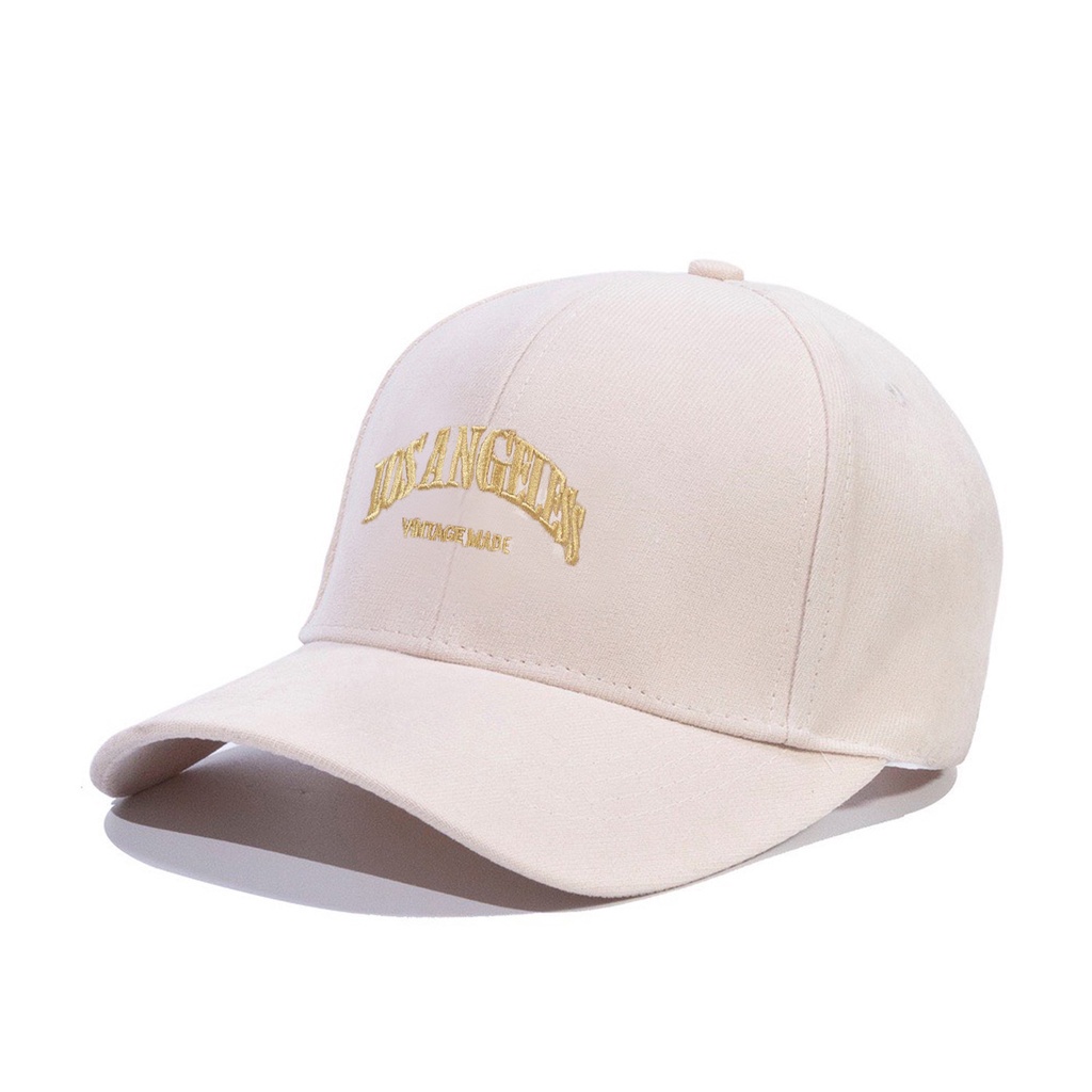 Mũ Lưỡi Trai Nón Kết Nhung Cao Cấp Thêu Chữ LOS ANGELES 488 Phong Cách Ulzzang Form Unisex Nam Nữ