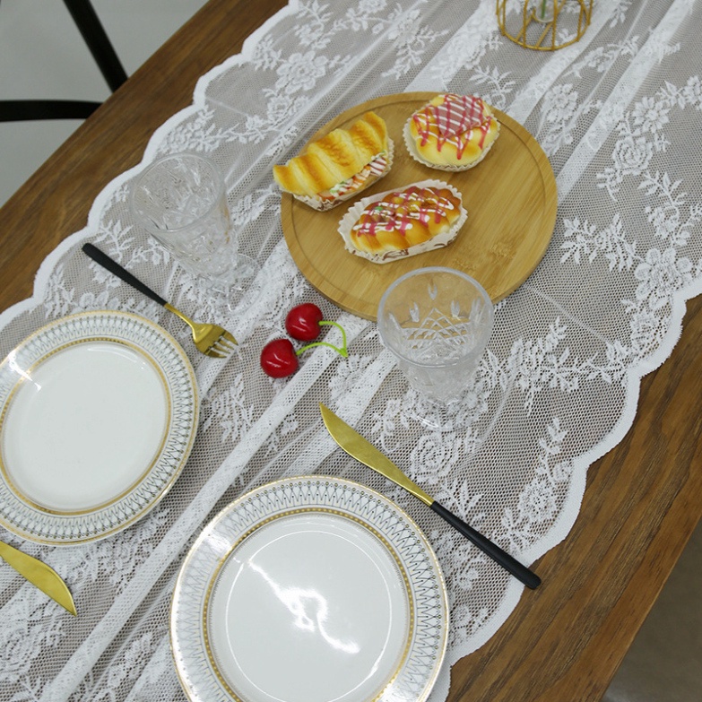 Ren Trải Bàn Dài, Vải Nền Làm Background Nàng Thơ Nghệ Thuật Vintage