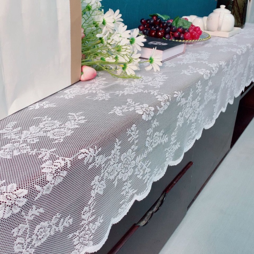 Ren Trải Bàn Dài, Vải Nền Làm Background Nàng Thơ Nghệ Thuật Vintage