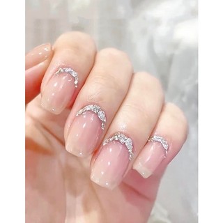 Set đá mix hình chân nhọn trắng