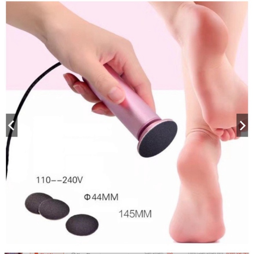 Máy Chà Gót Chân, Cà Sạch Da Thừa Dưới Gót Chân Chính Hãng Bảo Hành 12 Tháng.