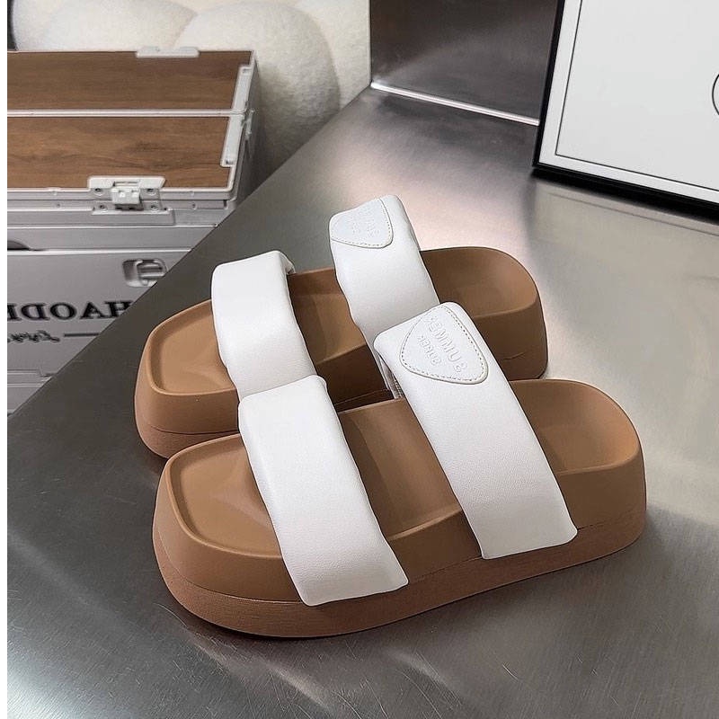 Dép bánh mì dép chống trượt đế dày thời trang