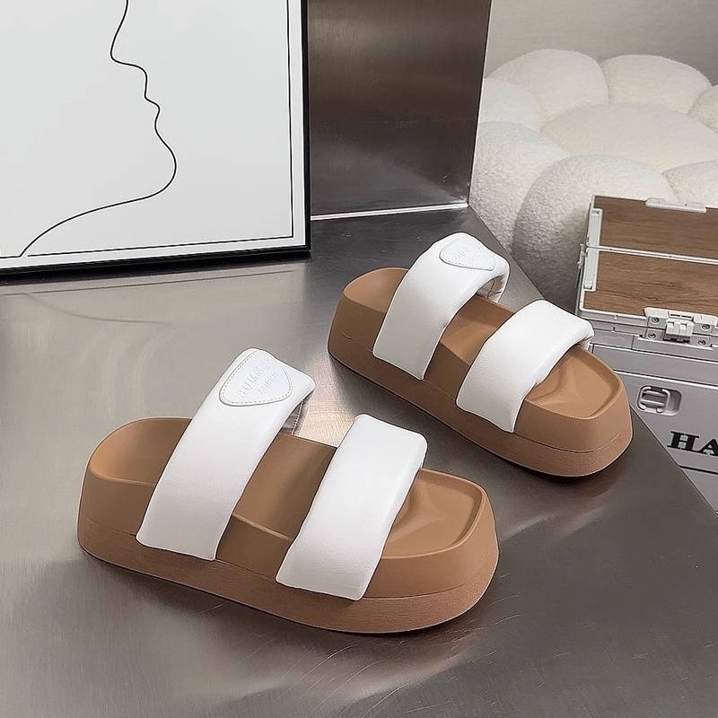 Dép bánh mì dép chống trượt đế dày thời trang