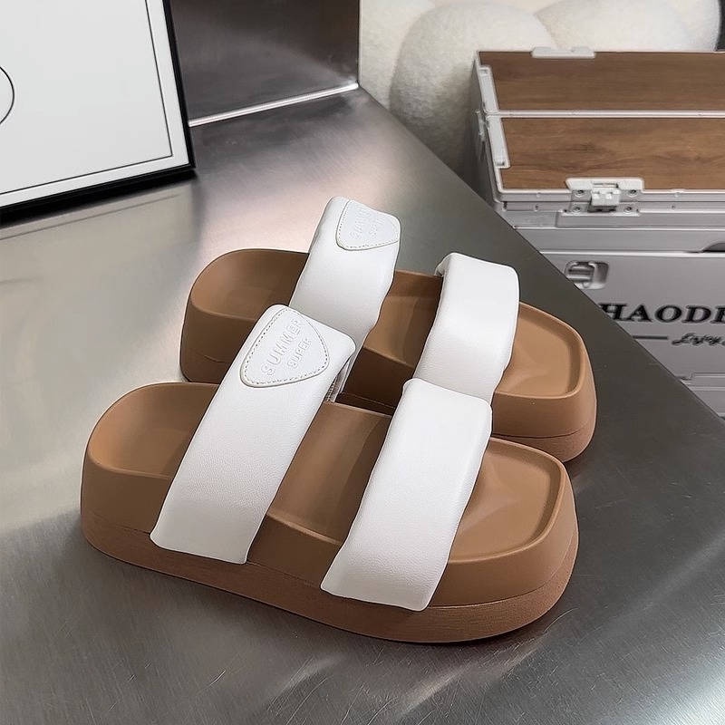 Dép bánh mì dép chống trượt đế dày thời trang