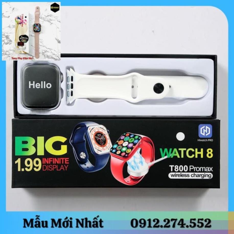 [HOT]  Đồng Hồ T800 Promax Kết Nối Bluetooth Nghe Gọi Nhận Thông Báo /Chống Nước
